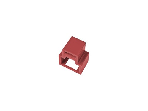 Blokada wtyku RJ45 przed nieautoryzowanym wypięciem, kolor czerwony (opakowanie 24 szt. + klucz) ALANTEC - 3058407