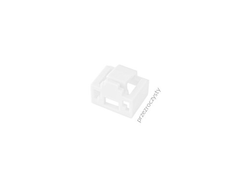 Blokada gniazda RJ45 przed nieautoryzowanym wpięciem, kolor przezroczysty (opakowanie 24 szt. + klucz) ALANTEC - 3058409