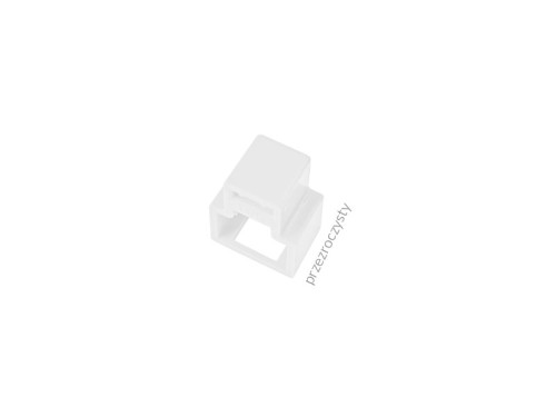 Blokada wtyku RJ45 przed nieautoryzowanym wypięciem, kolor przezroczysty (opakowanie 24 szt. + klucz) ALANTEC - 3058412