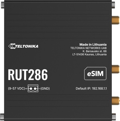 Teltonika RUT286 router przemysłowy 4G / LTE (RUT286AAAAA0) - 3046079