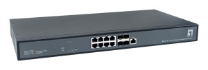 LevelOne XEL-1291 Zarządzany L3 10G Ethernet (100/1000/10000) 1U Czarny