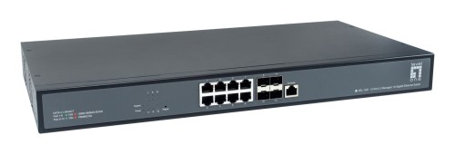 LevelOne XEL-1291 Zarządzany L3 10G Ethernet (100/1000/10000) 1U Czarny - 3046113