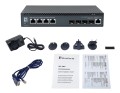 LevelOne XEL-0891 Zarządzany L3 10G Ethernet (100/1000/10000) Desktop Szary - 3046124