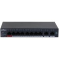 Dahua Technology DH-CS4010-8GT-110 przełącznik sieciowy Zarządzany L2 Gigabit Ethernet (10/100/1000) Obsługa PoE Czarny - 3019074