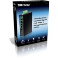TRENDnet Industrie Switch  6 Port Gbit Manag.L2+ PoE+ Metall - 3046138