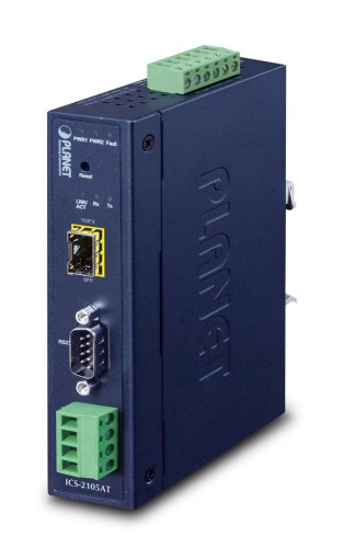PLANET IP30 Industrial 1-Port serwer portów szeregowych - 3046141