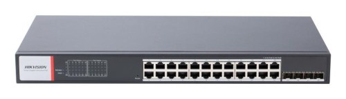 Hikvision DS-3T1528HP-SI-24P4F przełącznik sieciowy Zarządzany Gigabit Ethernet (10/100/1000) Obsługa PoE Czarny - 2976624