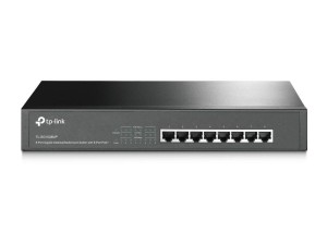 TP-Link TL-SG1008MP przełącznik sieciowy Nie zarządzany Gigabit Ethernet (10/100/1000) Obsługa PoE Czarny