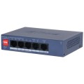 Dahua Technology CS4005-4ET1GT-36 przełącznik sieciowy Zarządzany L2 Gigabit Ethernet (10/100/1000) Obsługa PoE Niebieski - 3058466