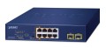 PLANET 2-Port 10/100/1000T 802.3bt Nie zarządzany Gigabit Ethernet (10/100/1000) Obsługa PoE Niebieski - 3046175
