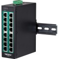 TRENDnet Industrie Switch 16 Port Gbit PoE+  DIN-Rail Metall - 3046180