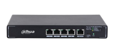 Dahua Technology SMG1005 przełącznik sieciowy Nie zarządzany 2.5G Ethernet (100/1000/2500) Czarny - 3058467