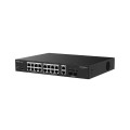 Ruijie Networks RG-ES220GS-LP przełącznik sieciowy Zarządzany L2 Gigabit Ethernet (10/100/1000) Obsługa PoE Desktop Czarny - 3058473