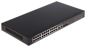 Dahua Technology CS4228-24GT-240 przełącznik sieciowy Zarządzany L2 Gigabit Ethernet (10/100/1000) Obsługa PoE Czarny