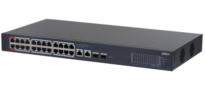 Dahua Technology CS4228-24GT-240 przełącznik sieciowy Zarządzany L2 Gigabit Ethernet (10/100/1000) Obsługa PoE Czarny - 3058485