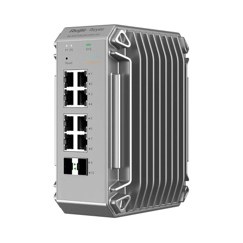 Ruijie Networks RG-NIS3100-8GT2SFP-HP przełącznik sieciowy Zarządzany L2 Gigabit Ethernet (10/100/1000) Obsługa PoE Szary - 3058510