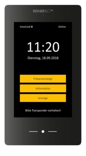 Reiner SCT timeCard Terminal 3 Czarny - 3046239