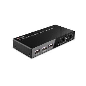 Lindy 32809 przełącznik KVM Czarny