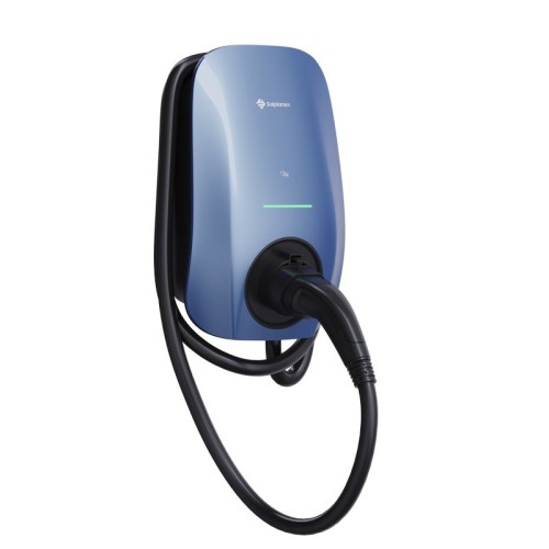 Stacja ładowania EV AC Solplanet // SOL22H-WP1 Morandi Blue, 3-fazowa, max. moc ładowania 22kW, komunikacja NFC, WIFI + Bluethooth + RS485, 3x karty RFID, wtyk typu 2 (IEC62196-2) z kablem 5m, waga 5, - 3054066
