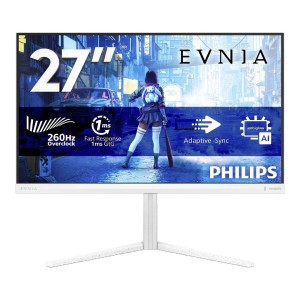 Philips Evnia 5000 27M2N5201P/00 monitor komputerowy 68,6 cm (27") 1920 x 1080 px Full HD LCD Biały