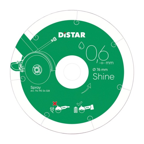 DISTAR TARCZA DIAMENTOWA SHINE  76 x 0,6 x 22,23mm - 3047834