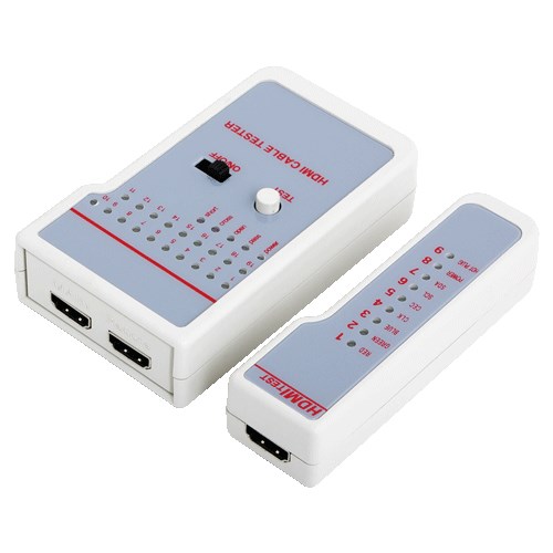 LogiLink WZ0017 tester kabli sieciowych Fioletowy, Biały - 3058755