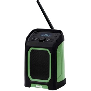 Imperial DABMAN OR 5 mobiele DAB+/FM buitenradio Przenośny Cyfrowy Czarny, Zielony