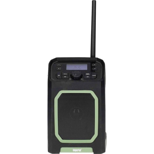 Imperial DABMAN OR 5 mobiele DAB+/FM buitenradio Przenośny Cyfrowy Czarny, Zielony - 2982114