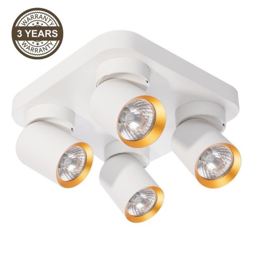 CEILING LIGHT TUNIS 4XGU10 ML9940 W/GOLD - 3048147
