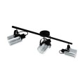 Lampa punktowa BERREGAS 3XE27 czarna/chrome - 3048149