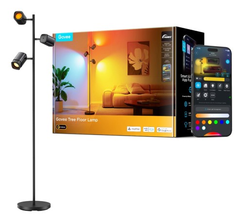 Govee Tree Floor Lamp Inteligentne oświetlenie podłogowe Wi-Fi/Bluetooth 72 W - 3055088