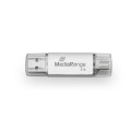 MediaRange MR941-1 pamięć USB 1 TB USB Type-A / USB Type-C 3.2 Gen 1 (3.1 Gen 1) Srebrny - 2986414