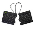 R-Go Tools Ergonomiczna klawiatura R-Go Split Break v2 z oprogramowaniem break, QWERTZ_DE, przewodowa, czarna - 3058828
