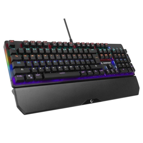 Klawiatura przewodowa Rampage KB-R86 gamingowa mechaniczna UMBRA Blue Switch czarna - 3048466