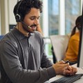 Słuchawki przewodowe HP Poly Mission 615 Monaural USB Wired Headset - 3058900