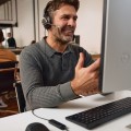 Słuchawki przewodowe HP Poly Mission 825 Stereo USB Wired Headset - 3055561