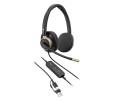 Słuchawki przewodowe HP Poly Mission 825 Stereo USB Wired Headset - 3058922