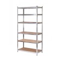 Regał AW 6 półek 225x90x50 nośność 300kg / 6,0mm - wciskany szybki montaż - 3059057