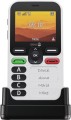 Doro Leva X10 6,1 cm (2.4") 117 g Czarny, Biały Telefon dla seniora - 3056434