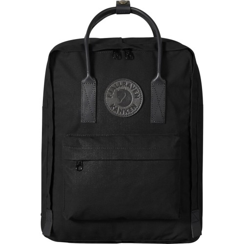Fjällräven Kanken No.2 plecak Plecak turystyczny Czarny Bawełna, Skóra, Poliester pochodzący z recyklingu - 2993002