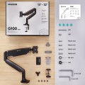 ONKRON Uchwyt biurkowy do monitora 13-32"czarny G100-B - 3006914