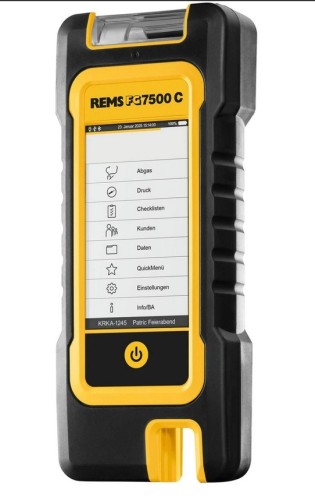 REMS URZĄDZENIE DO POMIARU SPALIN I PRÓB CIŚNIENIOWYCH FG7500C - 3029746