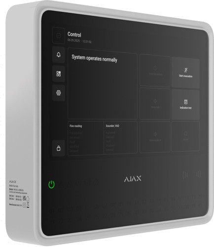 Ajax EN54 Fire Hub Jeweller - white - 3060077