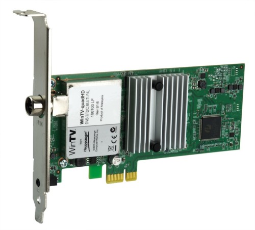 Hauppauge WinTV quadHD Wewnętrzny DVB-C, DVB-T, DVB-T2 PCI Express - 3060134