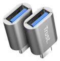 Przejściówka TRUST Calyx USB-C na USB-A 2-pak - 3053463