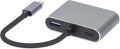 Hub USB Typ-C 4w1 USB 3.0 + PD 100W + HDMK 4k30Hz + VGA FullHD - 3048372