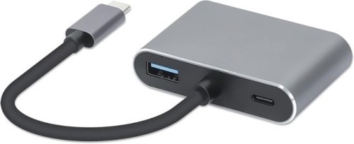 Hub USB Typ-C 4w1 USB 3.0 + PD 100W + HDMK 4k30Hz + VGA FullHD - 3048372