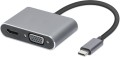 Hub USB Typ-C 4w1 USB 3.0 + PD 100W + HDMK 4k30Hz + VGA FullHD - 3048373