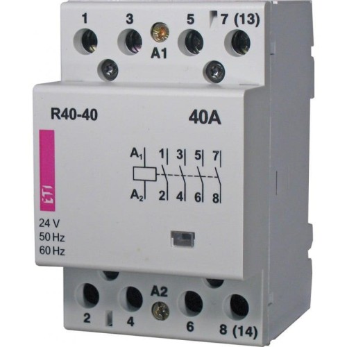 R 40-40 STYCZNIK MODUŁOWY 40A 4P 4Z 3M 230V AC ETICON - 3045141