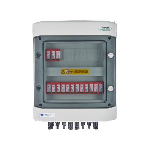 Rozdzielnica przył. DC hermetyczna IP65 EMITER z ogranicznikiem przepięć DC Dehn 1000V typu 2, 5x łańcuch PV, 5x MPPT - 3053320